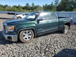 Salvage cars for sale at Windham, ME auction: 2015 GMC Sierra K1500 SLT