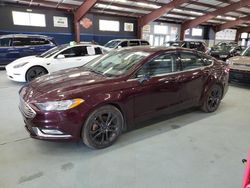 Salvage cars for sale at East Granby, CT auction: 2018 Ford Fusion SE