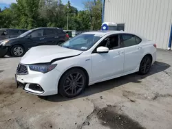 Acura Vehiculos salvage en venta: 2018 Acura TLX TECH+A