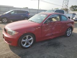 Salvage cars for sale at Dyer, IN auction: 2008 BMW 128 I