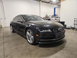 Salvage cars for sale at Grand Prairie, TX auction: 2013 Audi S7 Premium