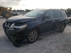 Salvage cars for sale at New Braunfels, TX auction: 2013 Nissan Pathfinder S