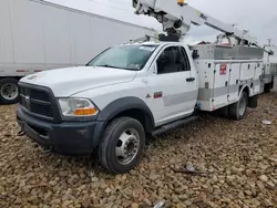 Salvage trucks for sale at Ebensburg, PA auction: 2012 Dodge RAM 4500 ST