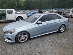 Salvage cars for sale at Graham, WA auction: 2014 Mercedes-Benz E 350 4matic