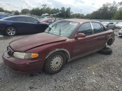 Buick salvage cars for sale: 2001 Buick Century Custom