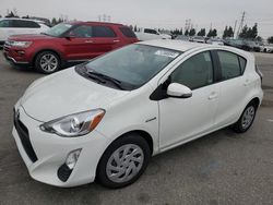 Salvage cars for sale at Rancho Cucamonga, CA auction: 2016 Toyota Prius C