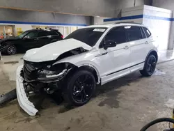 Volkswagen salvage cars for sale: 2024 Volkswagen Tiguan SE R-LINE Black