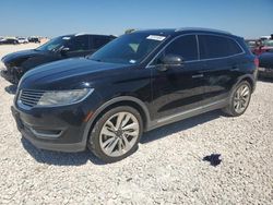 Salvage cars for sale at Taylor, TX auction: 2018 Lincoln MKX Reserve