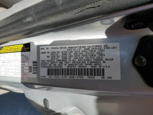 2007 Toyota Tacoma Access Cab