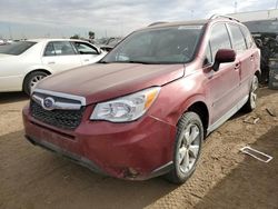 Salvage cars for sale at Brighton, CO auction: 2015 Subaru Forester 2.5I Premium