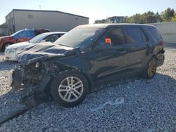 Salvage cars for sale at Wayland, MI auction: 2017 Ford Explorer Police Interceptor