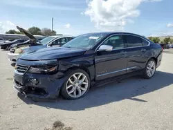 Chevrolet salvage cars for sale: 2018 Chevrolet Impala Premier