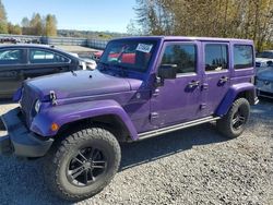 Jeep salvage cars for sale: 2017 Jeep Wrangler Unlimited Sahara