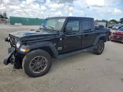 Salvage cars for sale at Homestead, FL auction: 2022 Jeep Gladiator Overland