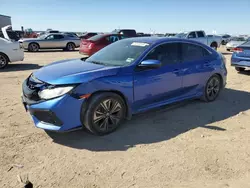 Salvage cars for sale at Amarillo, TX auction: 2017 Honda Civic EX