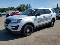 Ford salvage cars for sale: 2018 Ford Explorer Police Interceptor