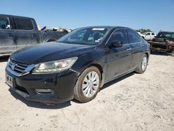 Salvage cars for sale at Houston, TX auction: 2015 Honda Accord EXL