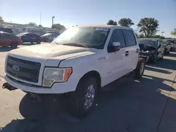 Salvage trucks for sale at Sacramento, CA auction: 2014 Ford F150 Supercrew