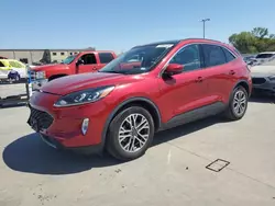 Salvage cars for sale at Wilmer, TX auction: 2020 Ford Escape SEL