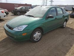 Salvage cars for sale at Elgin, IL auction: 2002 Ford Focus LX