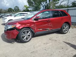 Salvage cars for sale at Riverview, FL auction: 2013 Ford Edge SEL