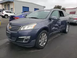 Salvage cars for sale at Hayward, CA auction: 2013 Chevrolet Traverse LT