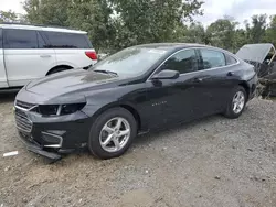 Chevrolet salvage cars for sale: 2018 Chevrolet Malibu LS