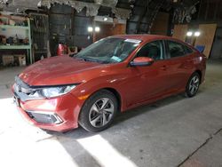 Salvage cars for sale at Albany, NY auction: 2019 Honda Civic LX