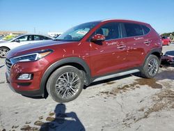 Salvage cars for sale at Grand Prairie, TX auction: 2019 Hyundai Tucson Limited