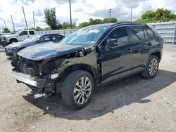 Salvage cars for sale at Miami, FL auction: 2020 Toyota Rav4 XLE Premium