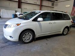 Salvage cars for sale from Copart Lufkin, TX: 2017 Toyota Sienna XLE