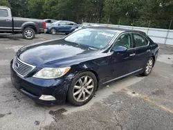 Salvage cars for sale at Austell, GA auction: 2007 Lexus LS 460