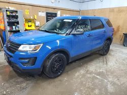 Salvage cars for sale at Kincheloe, MI auction: 2016 Ford Explorer Police Interceptor