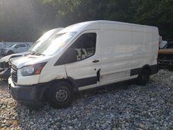 Salvage trucks for sale at West Warren, MA auction: 2016 Ford Transit T-150