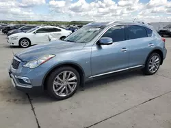 Salvage cars for sale at Grand Prairie, TX auction: 2017 Infiniti QX50