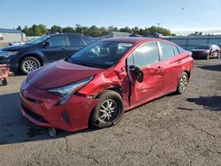 Salvage cars for sale from Copart Pennsburg, PA: 2018 Toyota Prius