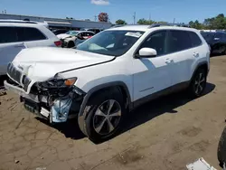 Jeep salvage cars for sale: 2019 Jeep Cherokee Limited