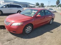 Salvage cars for sale at San Diego, CA auction: 2007 Toyota Camry Hybrid