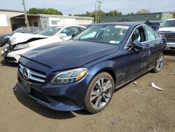 Salvage cars for sale from Copart New Britain, CT: 2019 Mercedes-Benz C 300 4matic