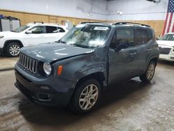 Salvage cars for sale at Kincheloe, MI auction: 2017 Jeep Renegade Latitude