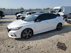 Salvage cars for sale at Kansas City, KS auction: 2020 Nissan Sentra SR