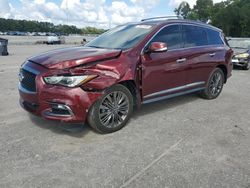 Salvage cars for sale at Dunn, NC auction: 2019 Infiniti QX60 Luxe