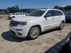 Jeep Grand Cherokee salvage cars for sale: 2018 Jeep Grand Cherokee Summit