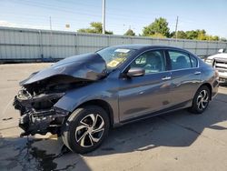 Salvage cars for sale at Littleton, CO auction: 2017 Honda Accord LX