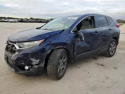 Salvage cars for sale at San Antonio, TX auction: 2017 Honda CR-V EXL