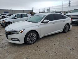 Salvage cars for sale at Haslet, TX auction: 2020 Honda Accord Touring Hybrid