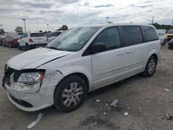 Salvage cars for sale at Indianapolis, IN auction: 2015 Dodge Grand Caravan SE