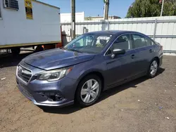 Salvage cars for sale at New Britain, CT auction: 2018 Subaru Legacy 2.5I