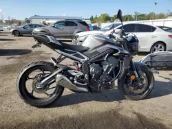 Salvage motorcycles for sale at Pennsburg, PA auction: 2024 Triumph Street Triple 765 R