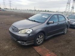 Toyota salvage cars for sale: 2003 Toyota Corolla CE